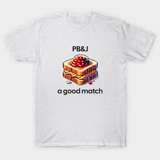 Peanut Butter And Jelly Toast Kawaii Breakfast Yummy Vintage Sandwich T-Shirt